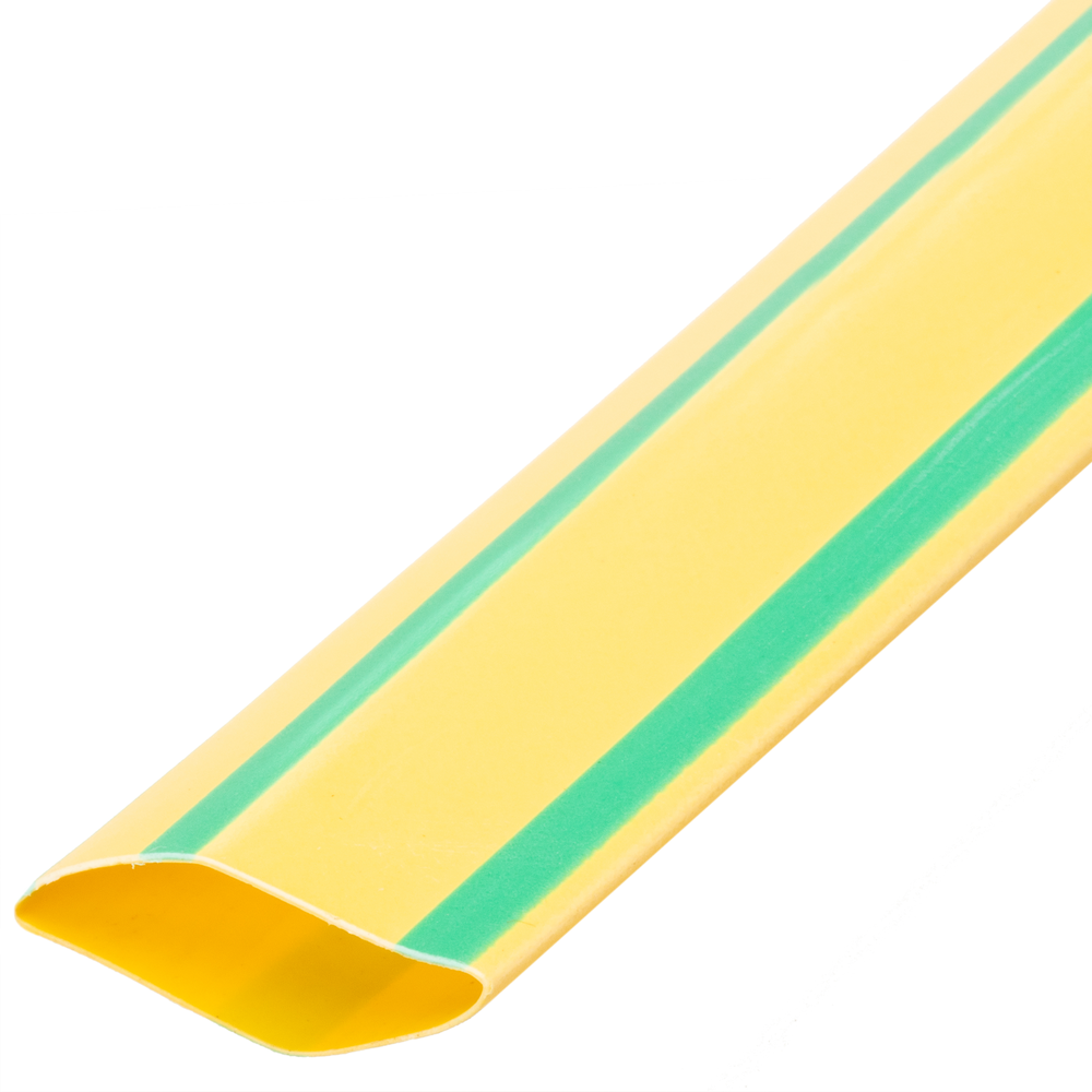Bematik - Termoretr Tube dysfonction 3: 1 LSHF jaune-vert 3m de bobine de 25,4 mm - Fils et câbles électriques