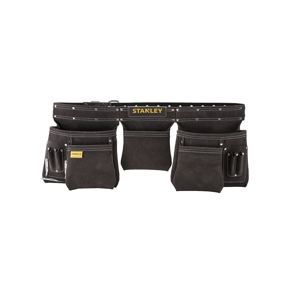 Stanley - Porte-outils cuir double ceinture STANLEY - STST1-80113 - Accessoires vissage, perçage