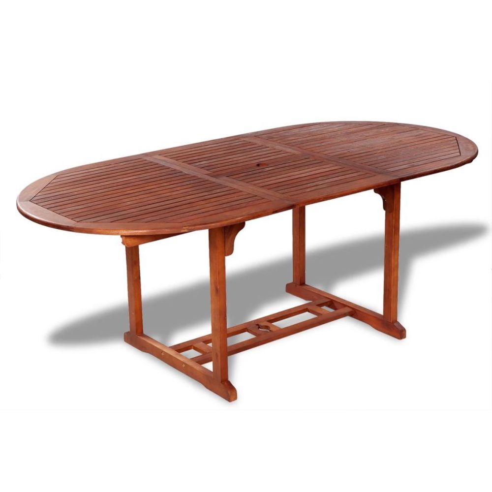 Vidaxl - Table de salle à manger d'extérieur extensible en bois d'acacia | Brun - Ensembles canapés et fauteuils