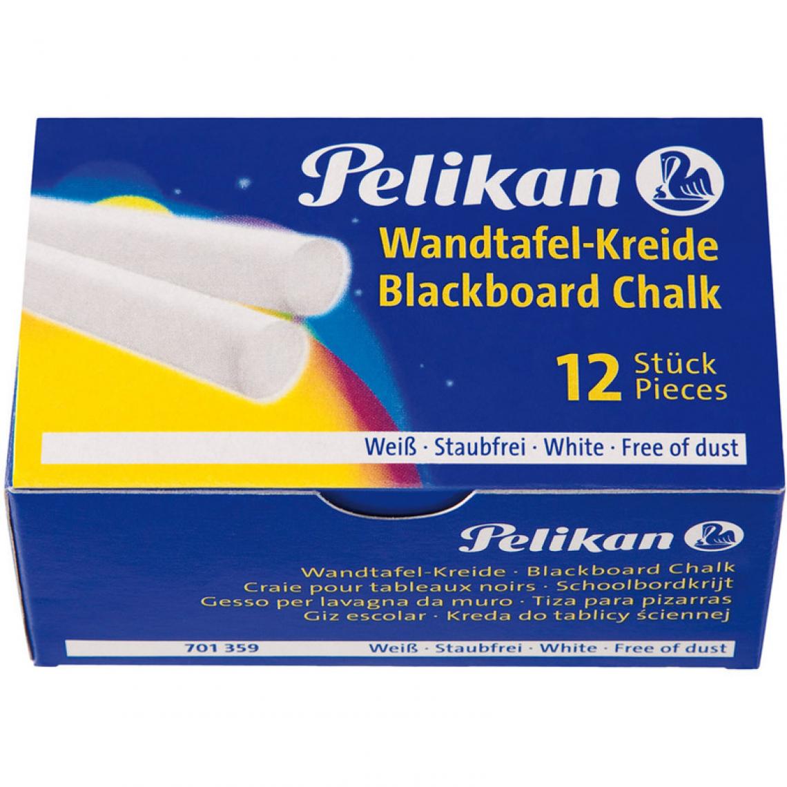 Pelikan - Pelikan Craie pour tableaux noirs 755/12, blanc, étui carton () - Outils et accessoires du peintre