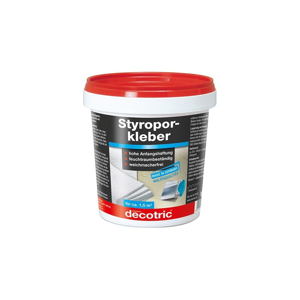 Decotric - Colle polystyrène - 1 kg Decotric - Mastic, silicone, joint
