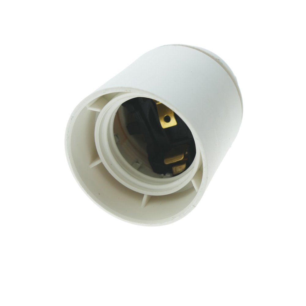 Bematik - Support de lampe pour 1 ampoule E27 blanc - Ampoules LED
