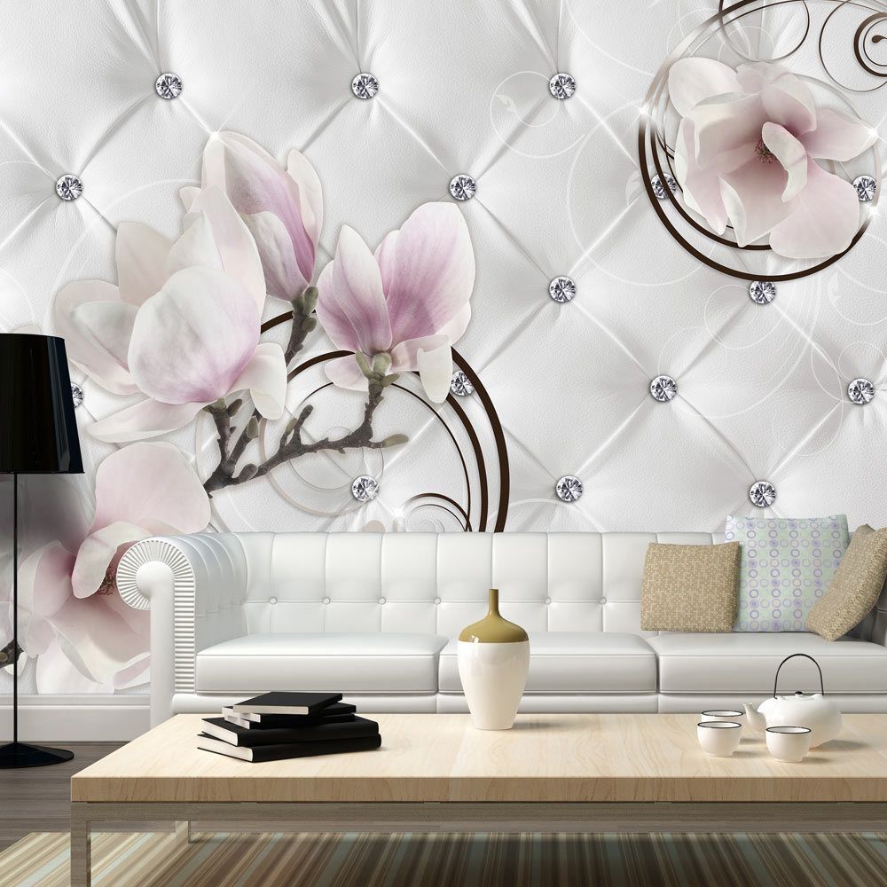 Bimago - Papier peint - Flower Luxury - Décoration, image, art | Fleurs | Magnolias | - Papier peint