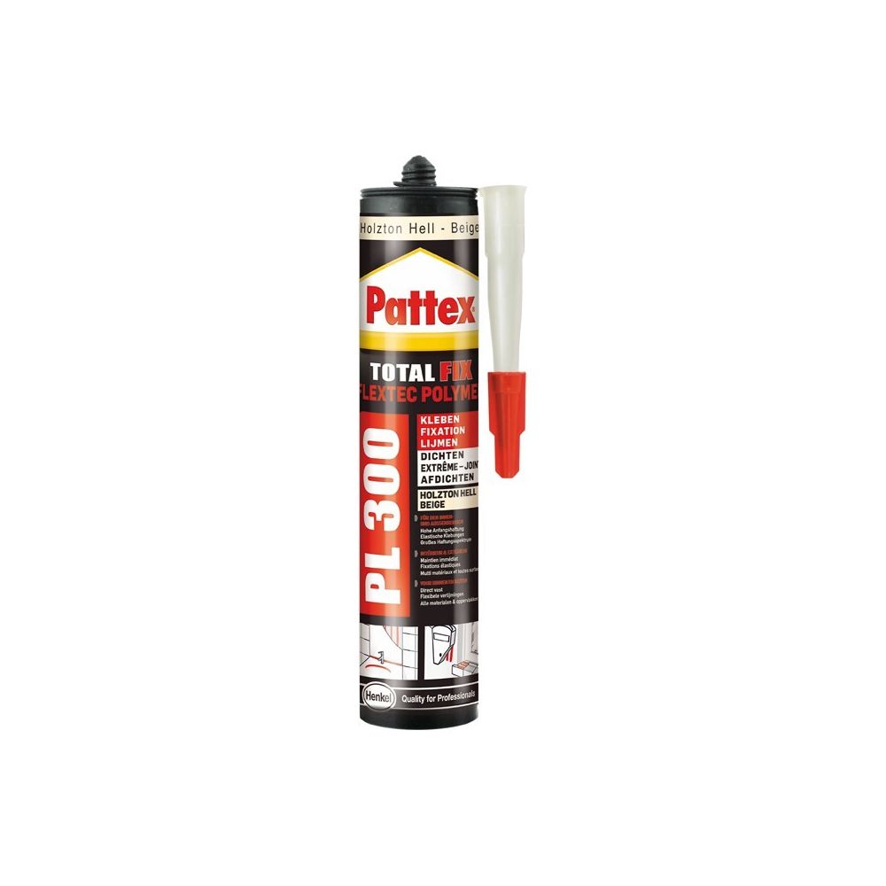 Pattex - Pattex Colle montage PL300 Total Fix 300ml blanc (Par 12) - Colle & adhésif
