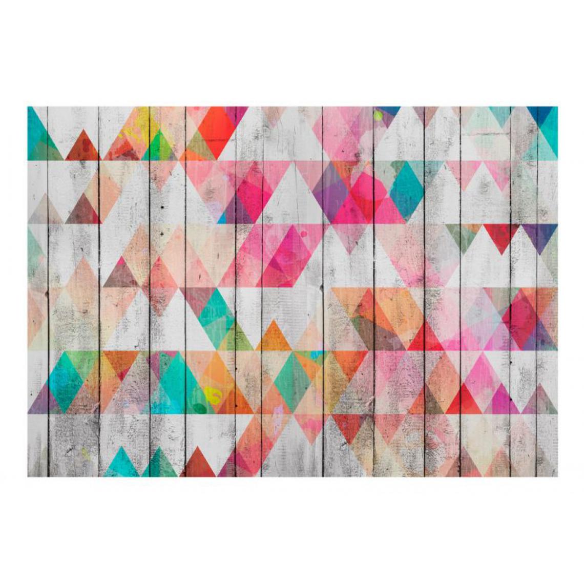 Artgeist - Papier peint - Rainbow Triangles .Taille : 300x210 - Papier peint