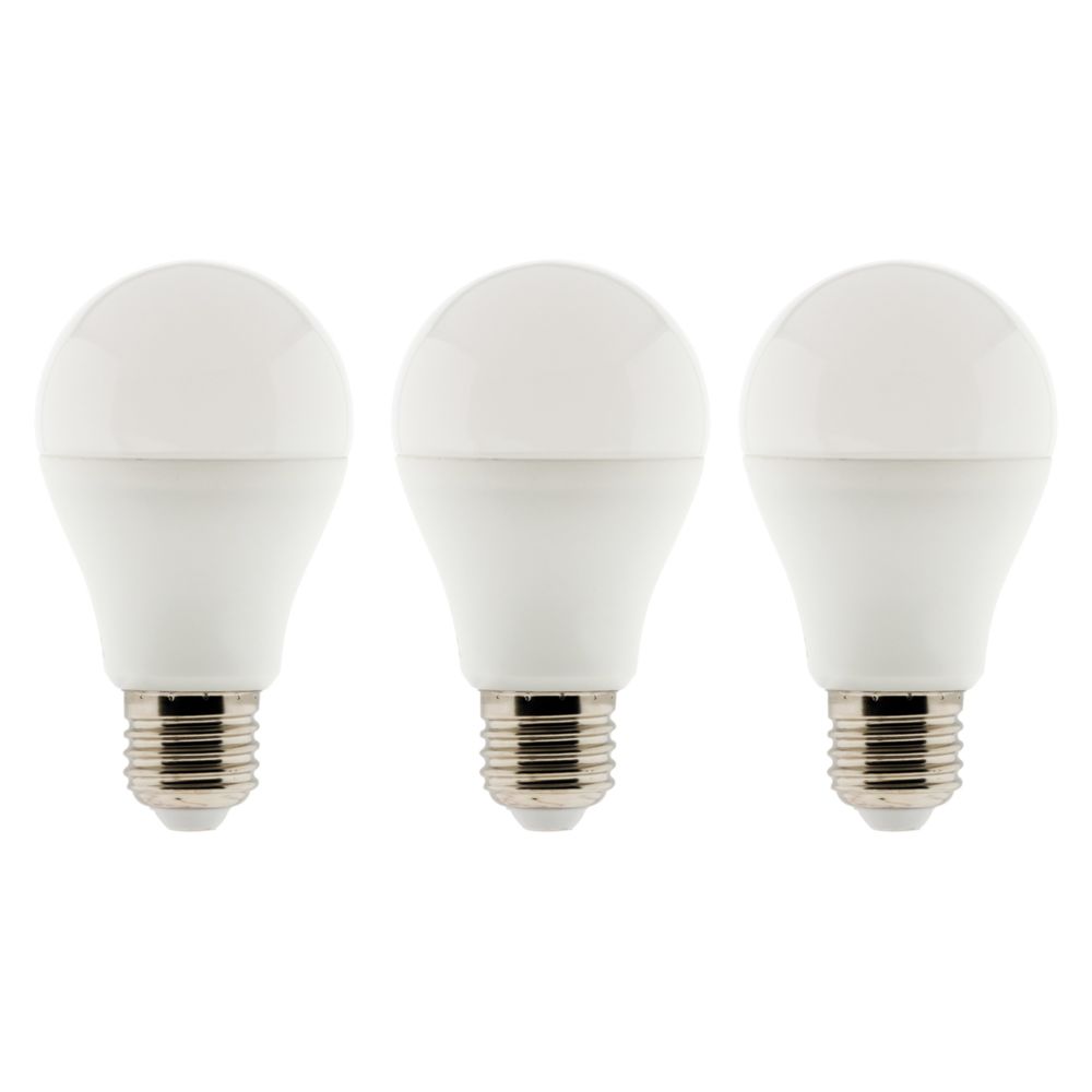 Elexity - Lot de 3 ampoules LED standard 6W E27 470lm 2700K (Blanc chaud) - Ampoules LED