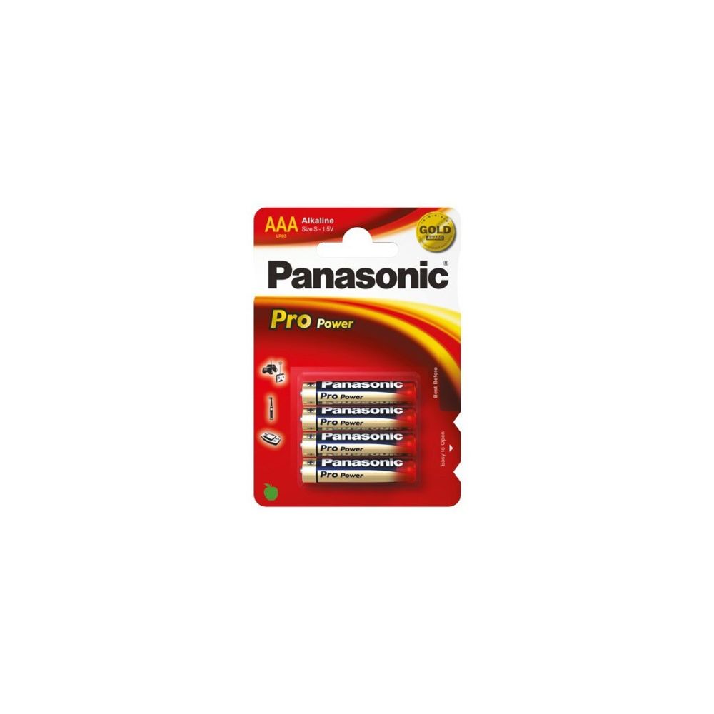Panasonic - Rasage Electrique - LR 03 PPP 4-BL Panasonic PRO POWER - Piles rechargeables