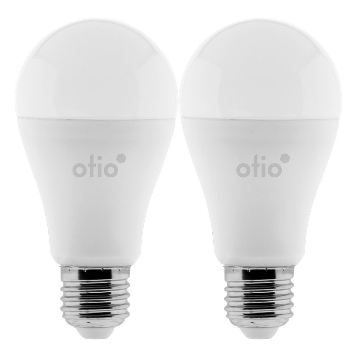 Otio - Pack de 2 ampoules connectées WIFI LED E27 10W - OtioHome - Ampoules LED