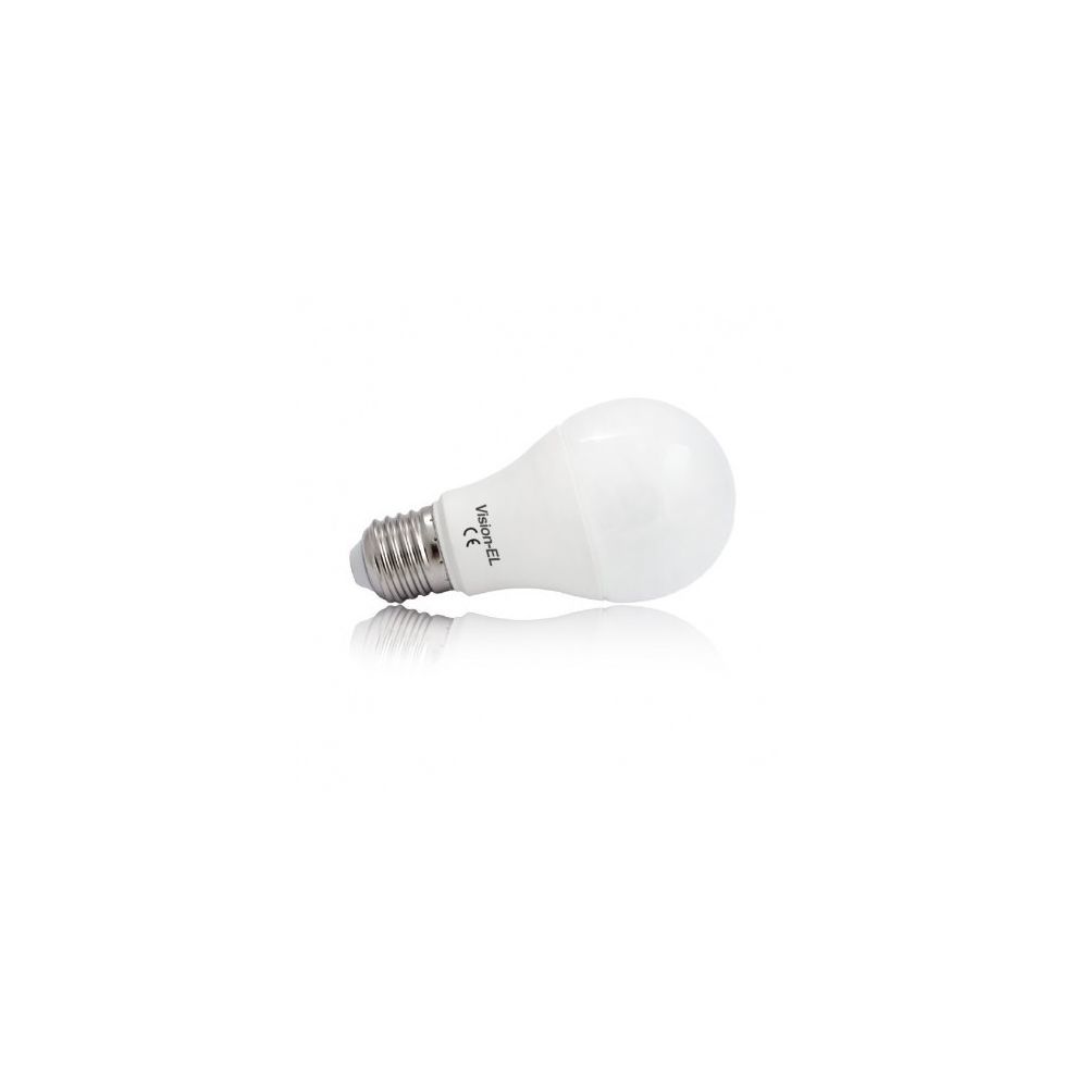 Vision-El - Ampoule LED E27 Bulb 6W 3000 K Blister x 2 - Ampoules LED