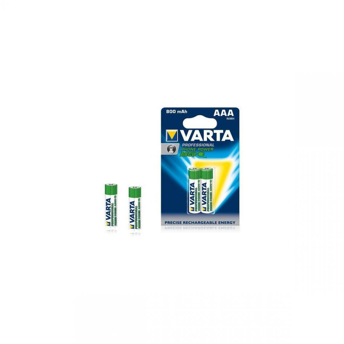Varta - Piles rechargeables VARTA AAA x2 - Piles rechargeables