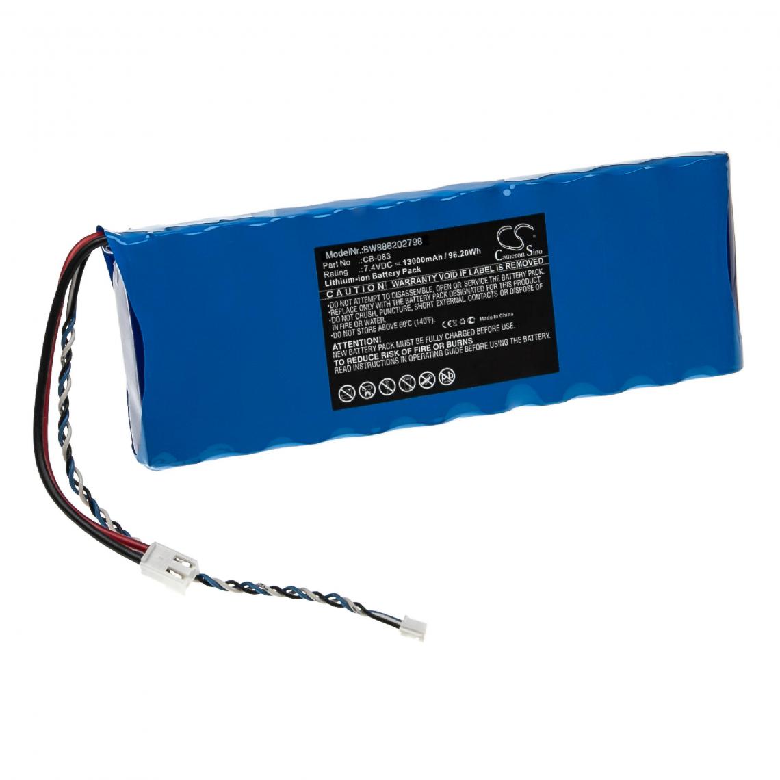 Vhbw - vhbw Batterie compatible avec Promax HD Ranger outil de mesure (13000mAh, 7,4V, Li-ion) - Piles rechargeables