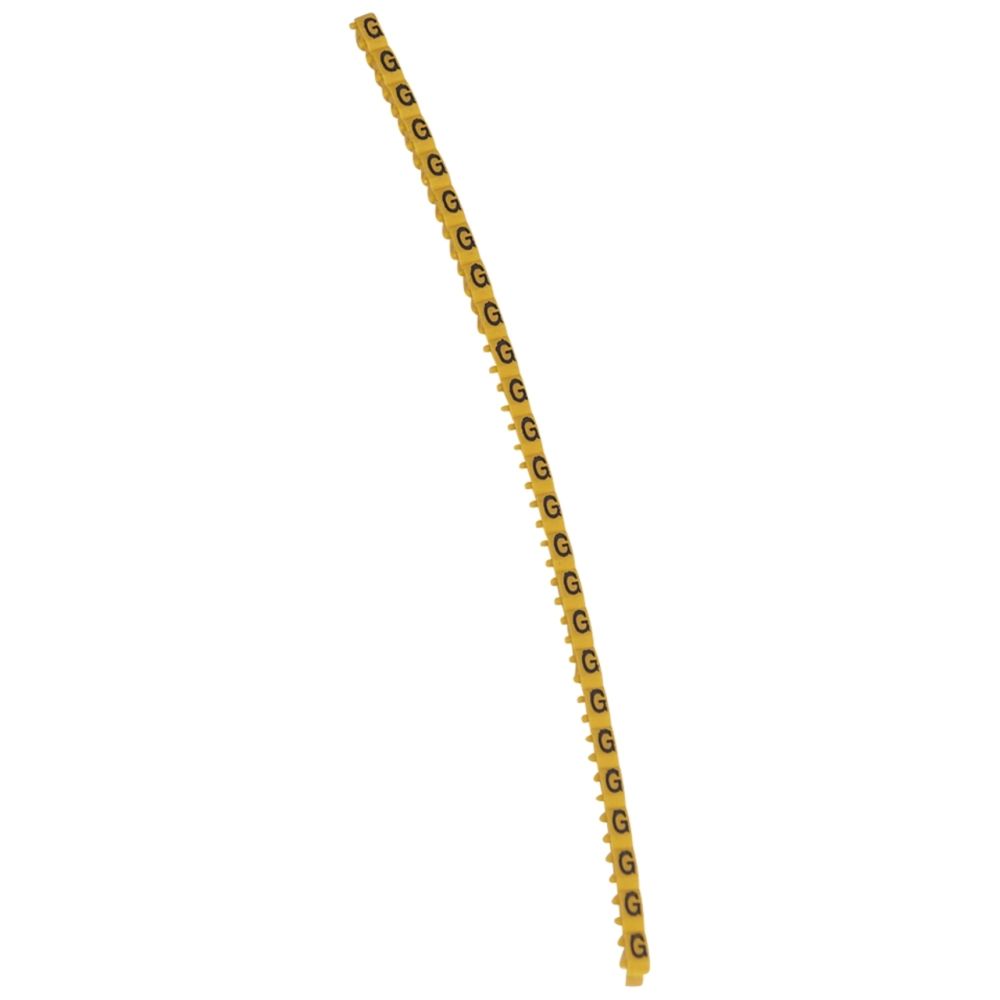 Legrand - repère pour fil de 0.15 à 0.5 mm2 - lettre g - couleur jaune - legrand cab 3 - Accessoires de câblage