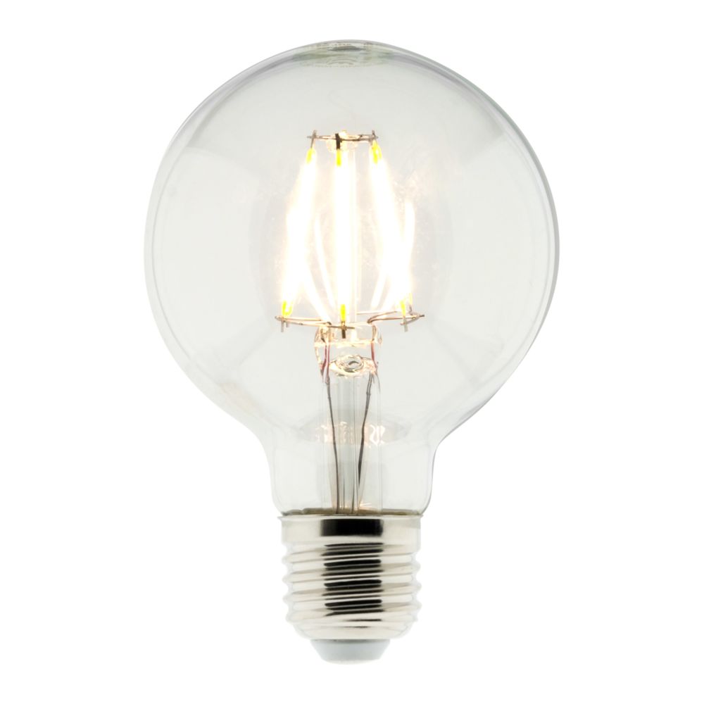Elexity - Ampoule Déco filament LED Globe 6W E27 810lm 2700K (blanc chaud) - Ampoules LED