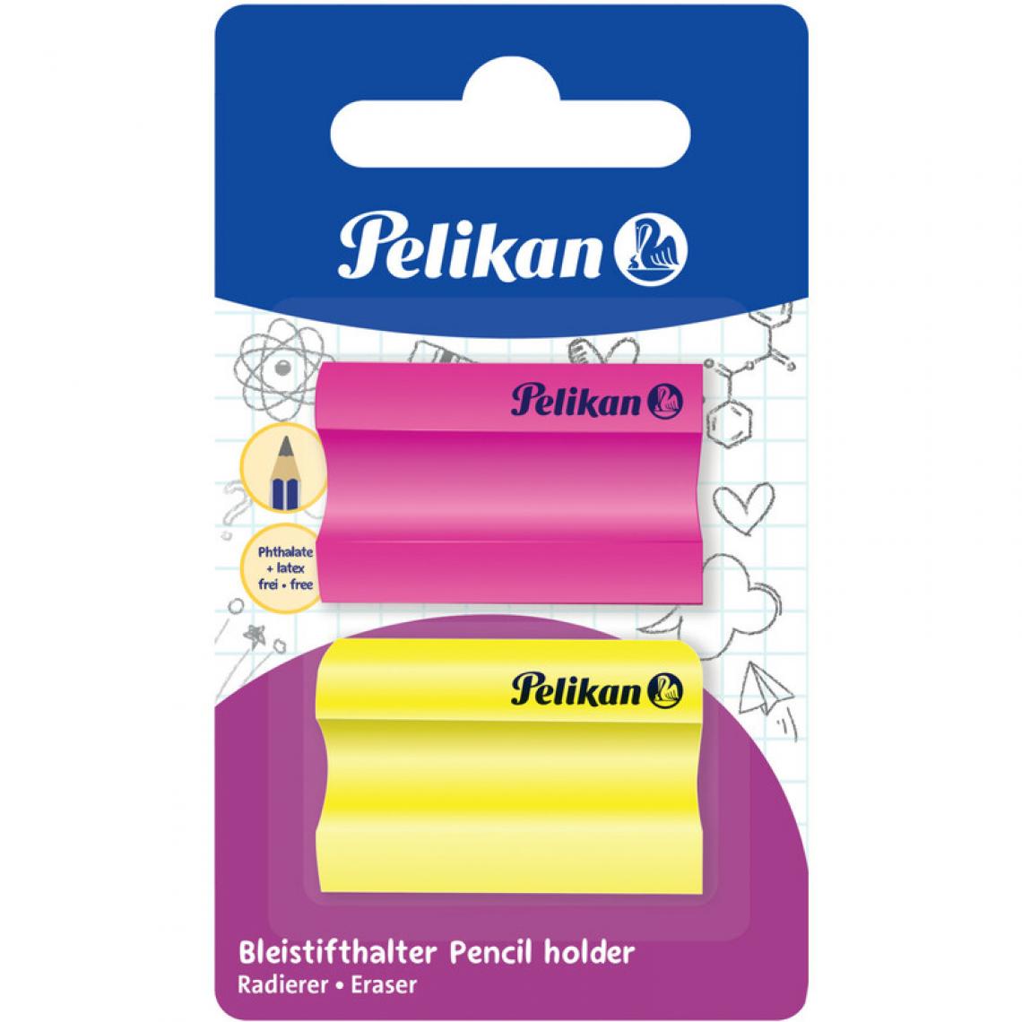 Pelikan - Pelikan Gomme en plastique NEON, carte blister de 2 () - Outils et accessoires du peintre