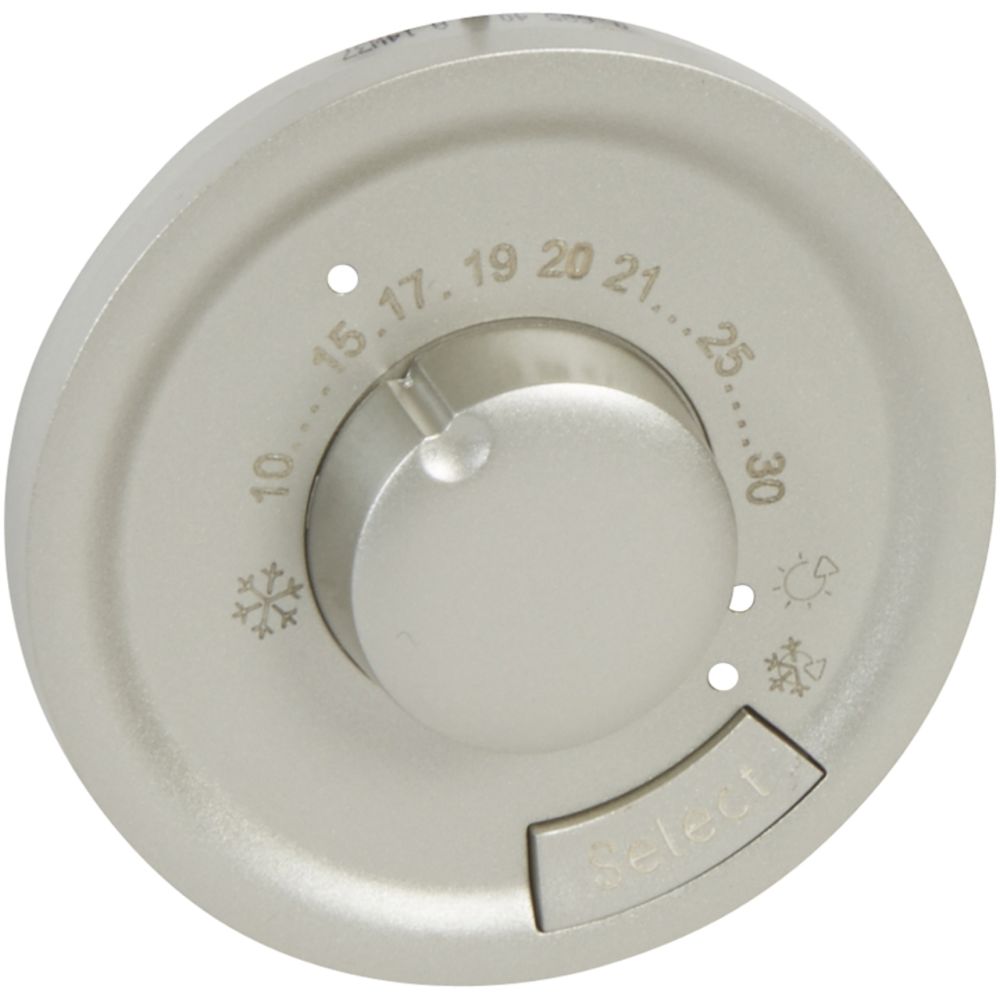 Legrand - enjoliveur - thermostat d'ambiance - legrand céliane - titane - Interrupteurs et prises en saillie