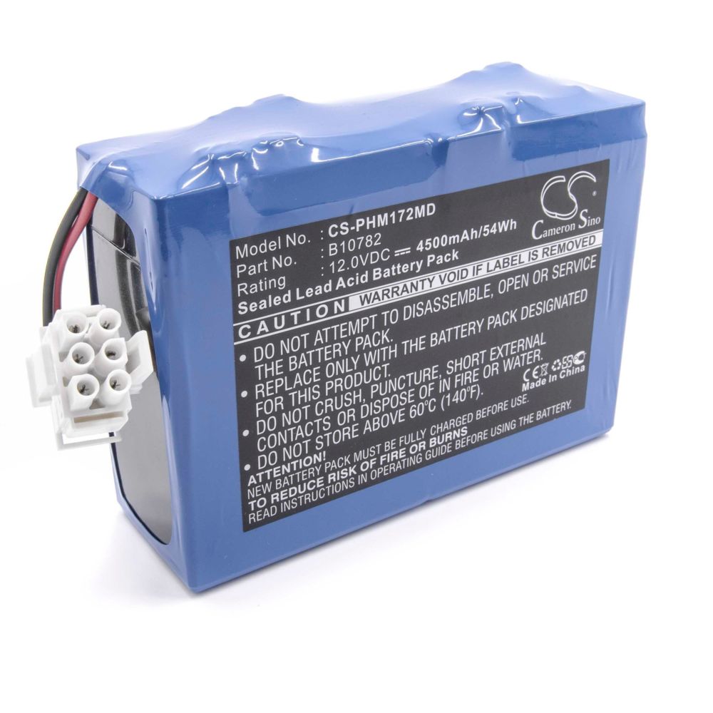 Vhbw - vhbw Batterie en toison de plomb 4500mAh (12V) pour matériel médical Défibrillateur de moniteur technique HP M1722A, M1723A, M1758A comme B10782. - Piles spécifiques
