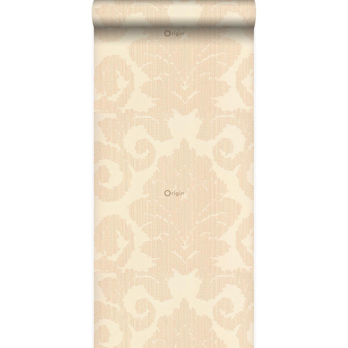 Origin - Origin papier peint ornements beige crème - 306702 - 70 cm x 10,05 m - Papier peint