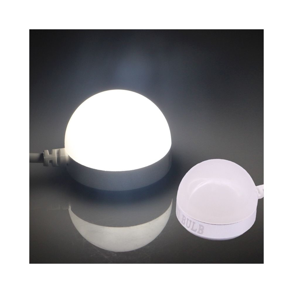 Wewoo - Ampoule USB-2W-W 5V 2W 140-150Lumens 6LED lumière blanche LED avec magnétique et câble - Ampoules LED