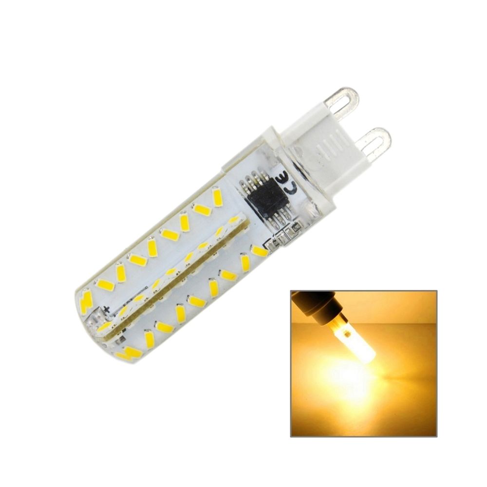 Wewoo - Ampoule G9 5W Chaud Lumière Blanche 450LM 72 LED SMD 3014 Dimmable Silicone Maïs Ampoule, AC 220V - Ampoules LED