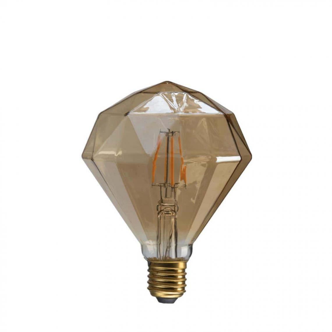 Xxcell - Ampoule LED diamant rond ambrée XXCELL - 7 W - 720 lumens - 2700 K - E27 - Ampoules LED
