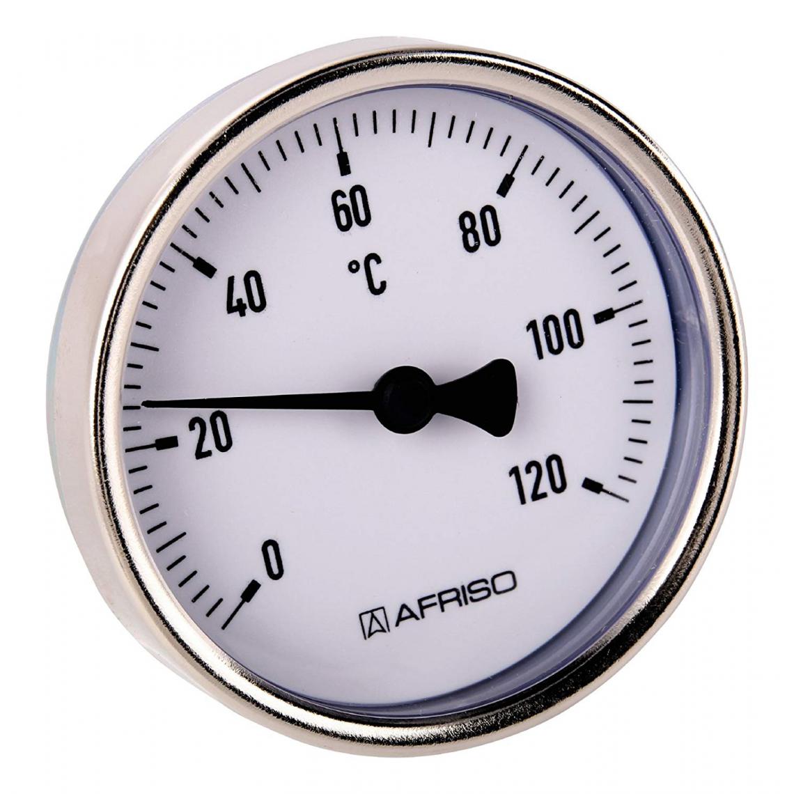 Inconnu - Sanitop-Wingenroth Pointeur Thermomètre bimétallique 120 °C, 1 pièce, 27147 9 - Thermostat