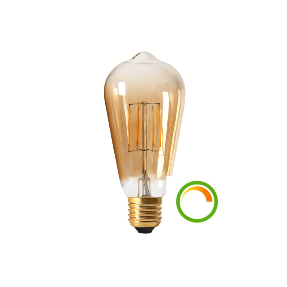 Kosilum - Ampoule allongée à filament ambrée LED E27 8W - Ampoules LED