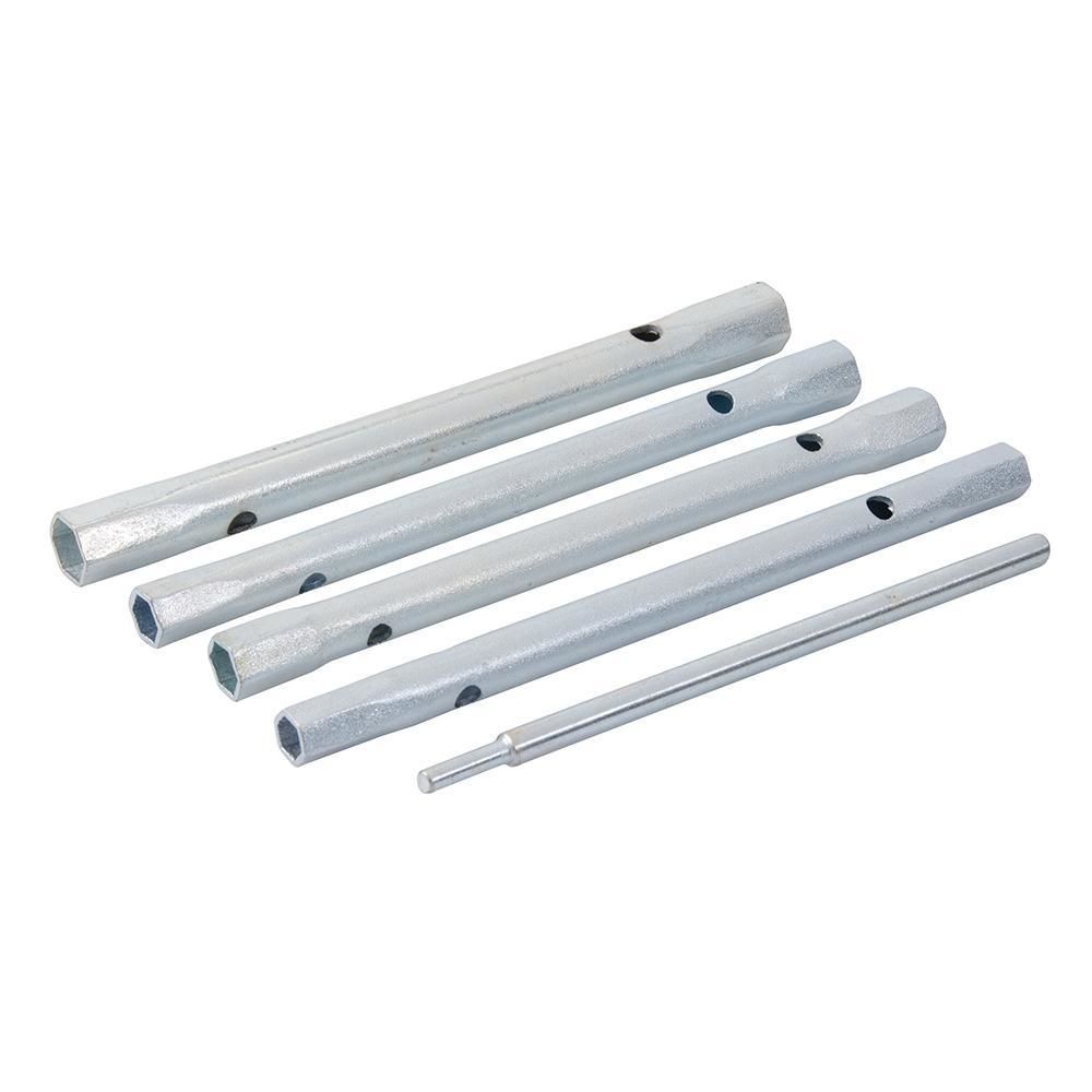 Silverline - Clés à tube pour mitigeurs, lavabo et éviers. 8, 9, 11, 12 et 13 mm - Tournevis