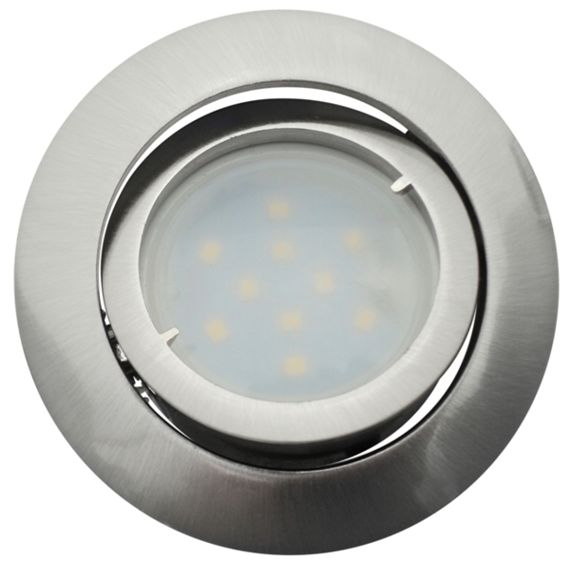 Lampesecoenergie - Spot Led Encastrable Complete Satin Orientable lumière Blanc Neutre eq. 50W - Moulures et goulottes