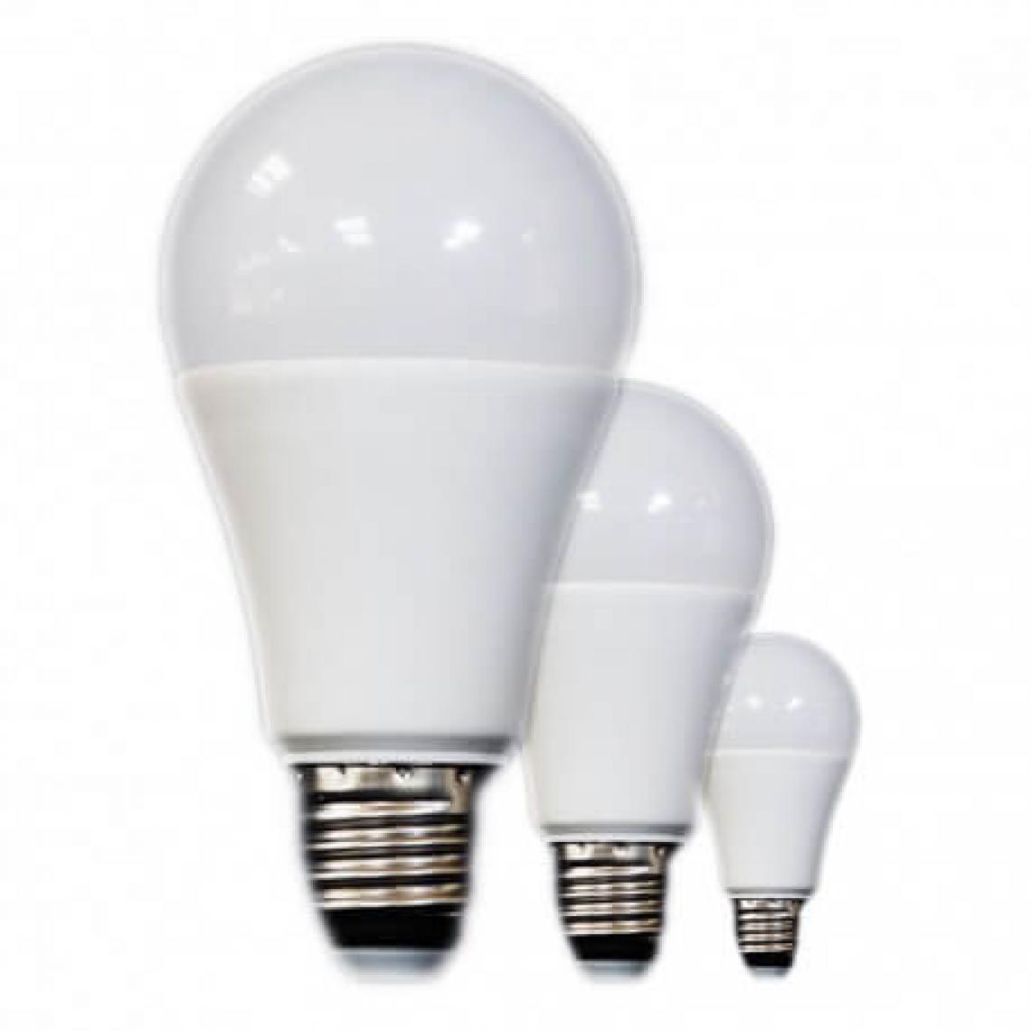 Desineo - Pack de 3 ampoules LED 12W E27 A60 (équivalent à 80W incandescent) - Ampoules LED