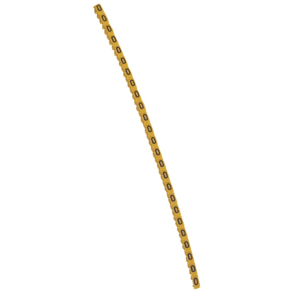 Legrand - repère pour fil de 0.15 à 0.5 mm2 - lettre o - couleur jaune - legrand cab 3 - Accessoires de câblage
