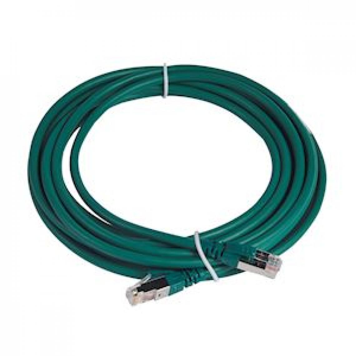 Legrand - cordon de brassage rj45 - c6a - s/ftp - vert - 5 mètres - legrand 051869 - Fils et câbles électriques