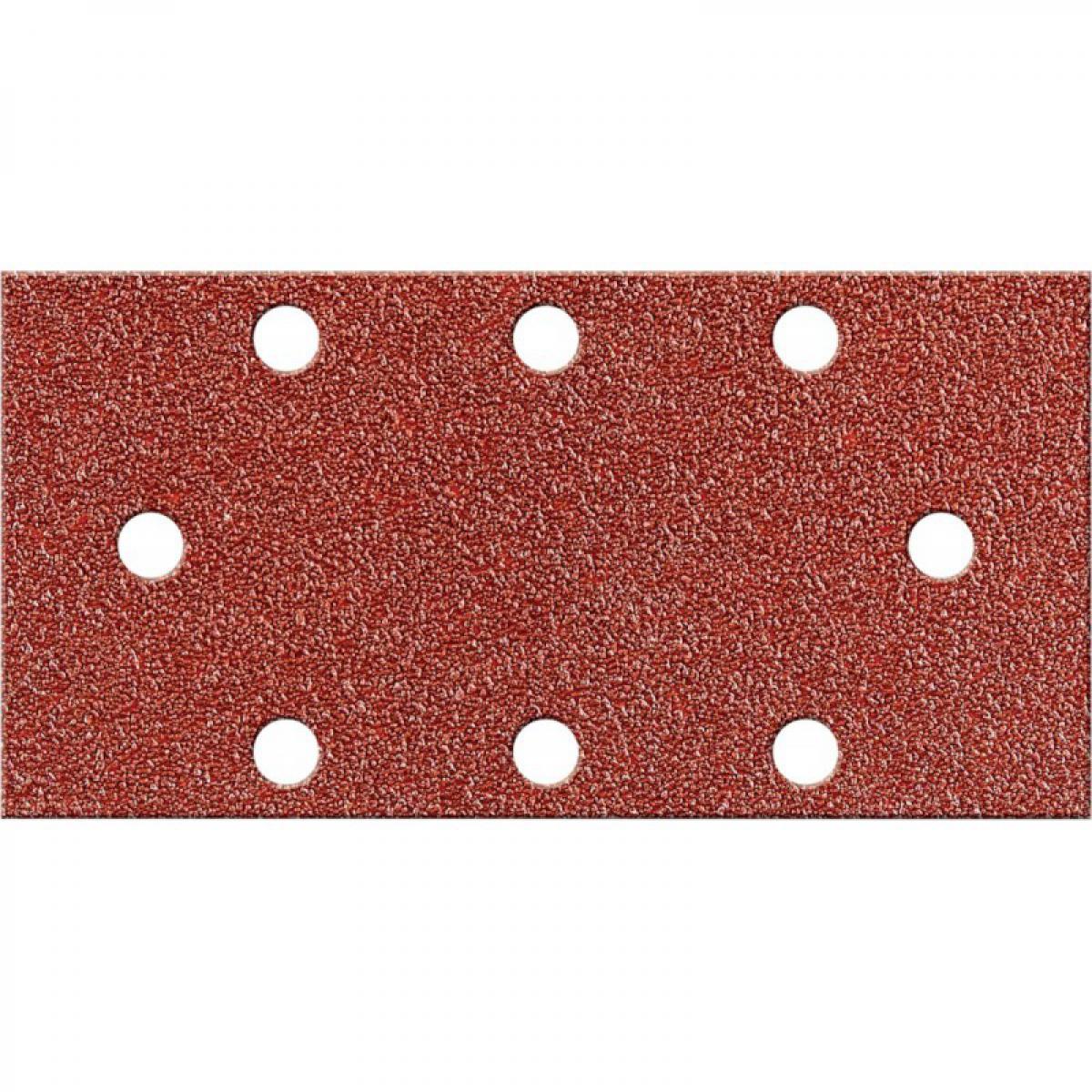 Fortis - Papier abrasif Velcro rectangulaire Kor.93x178mm, K 80,8L. FORTIS - Abrasifs et brosses
