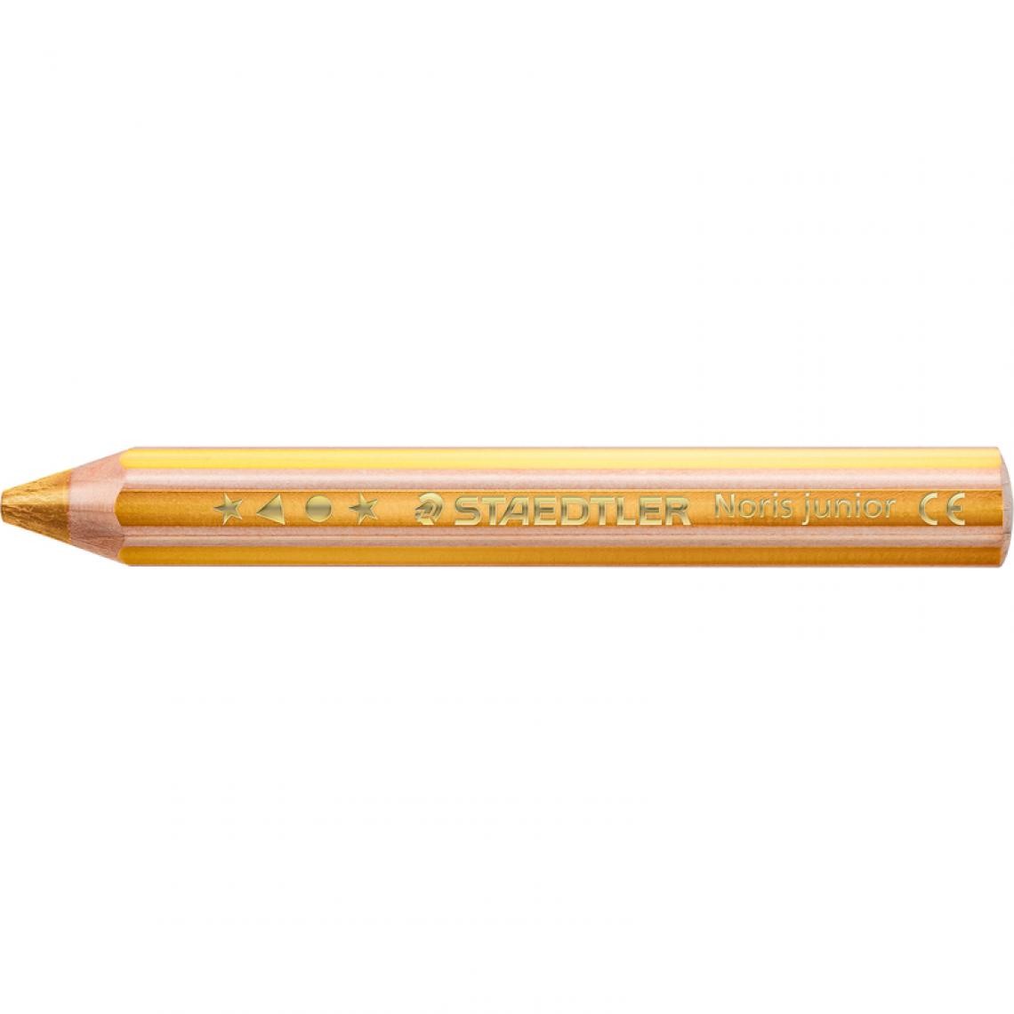 Staedtler - STAEDTLER Crayon de couleur hexagonal Noris junior, or () - Outils et accessoires du peintre