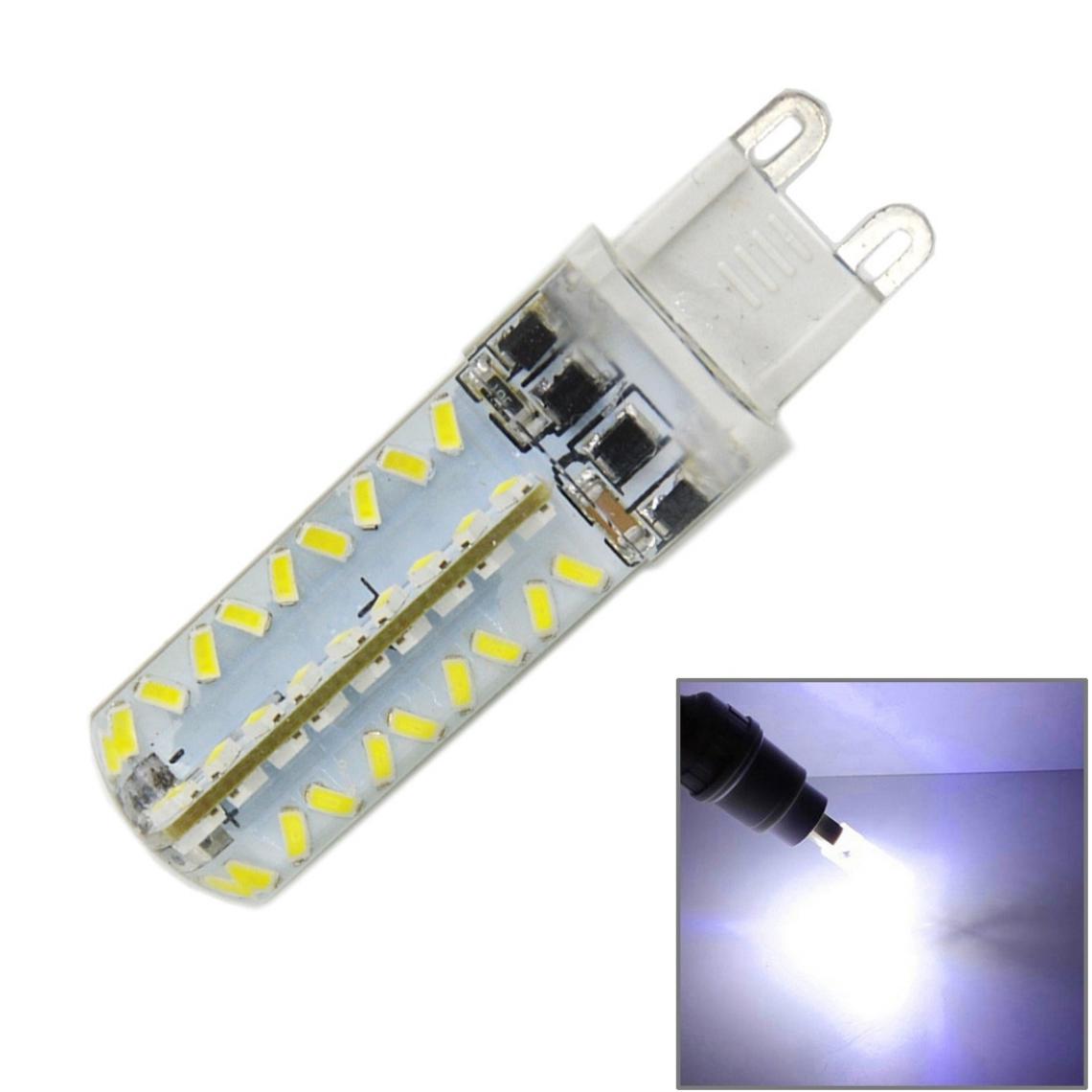 Wewoo - G9 5W 450LM 72 LED SMD 3014 ampoule de maïs à intensité variable en siliconeCA 110V lumière blanche - Ampoules LED