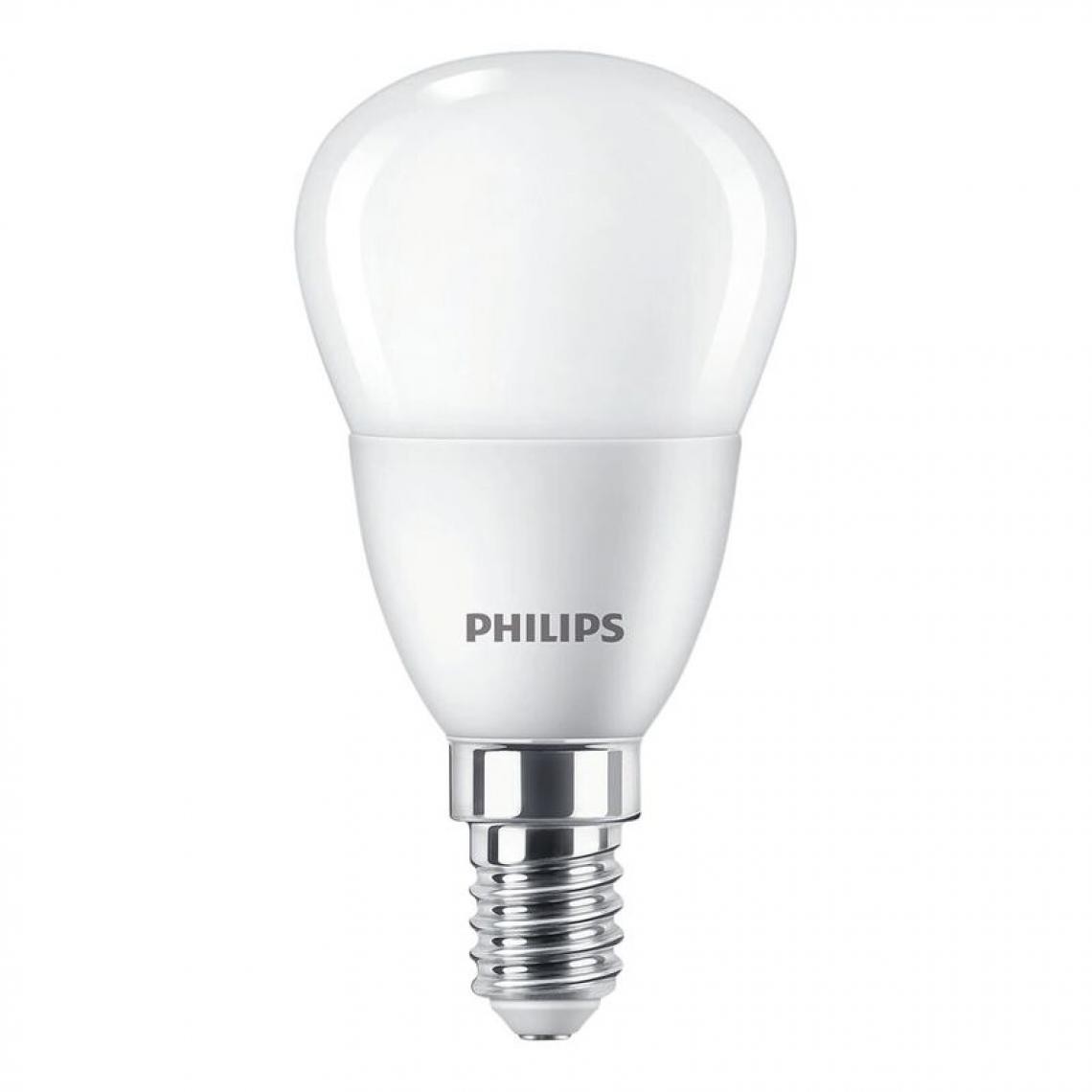 Philips - Lot 2 ampoules LED sphériques PHILIPS E14 40w - Ampoules LED