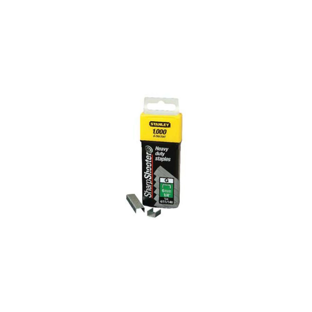 Stanley - Boîte de 5000 agrafes type G 6mm STANLEY 1-TRA704-5T - Agrafeuses
