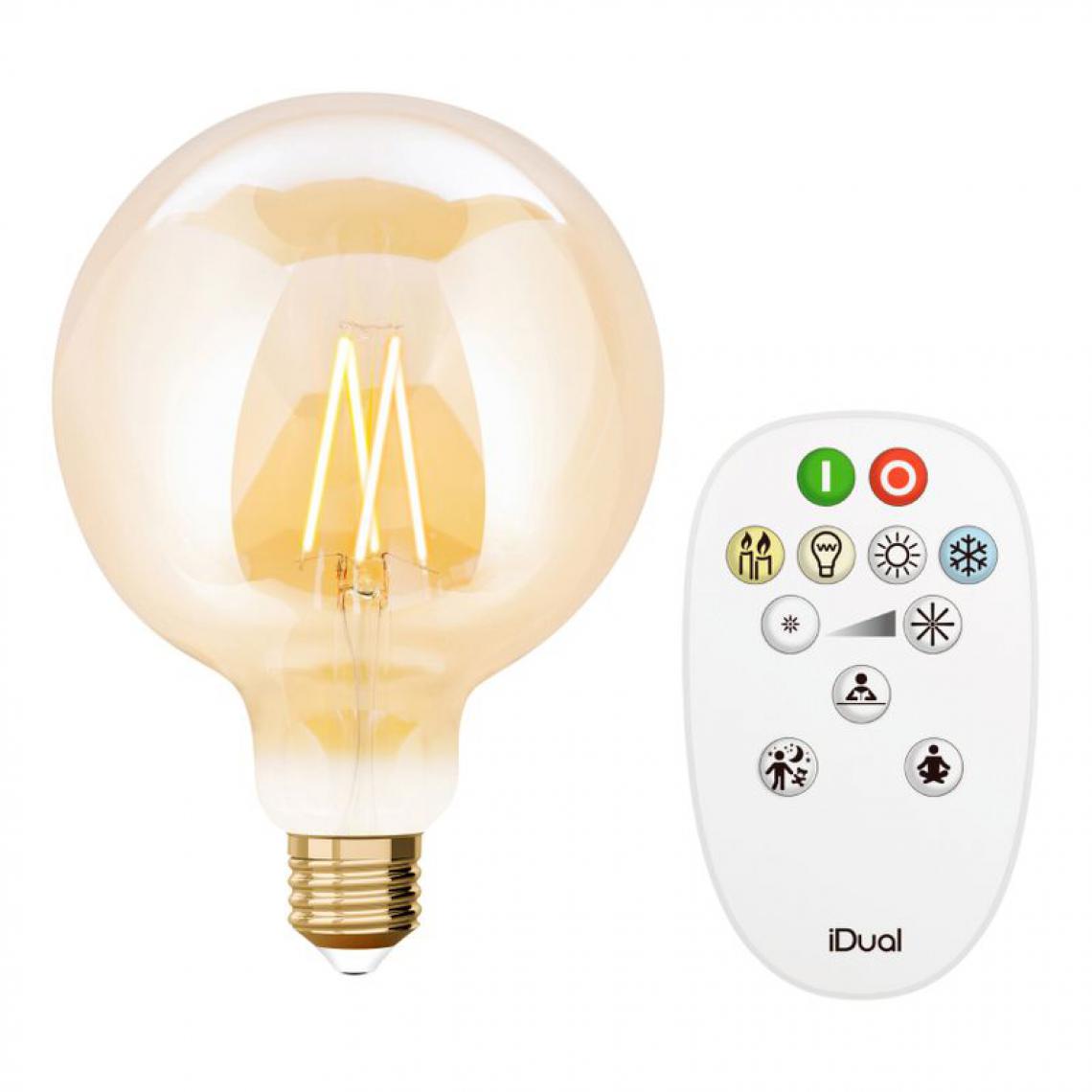 But - Kit ampoule LED globe G125 E27 iDual Ambre - Ampoules LED