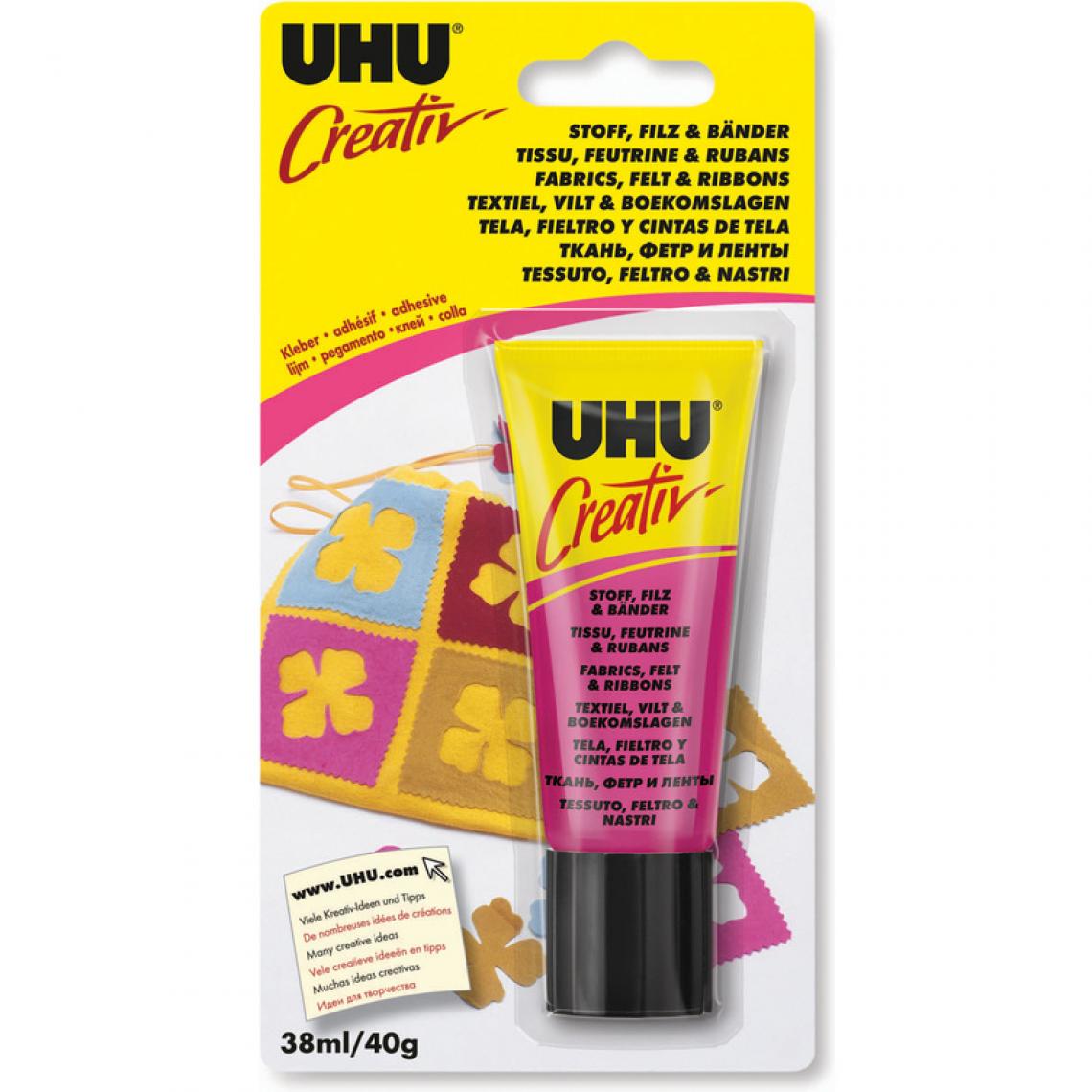 Uhu - UHU Colle spéciale 'Creativ' pour tissus, feutrine & rubans () - Colles et pistolets à colle