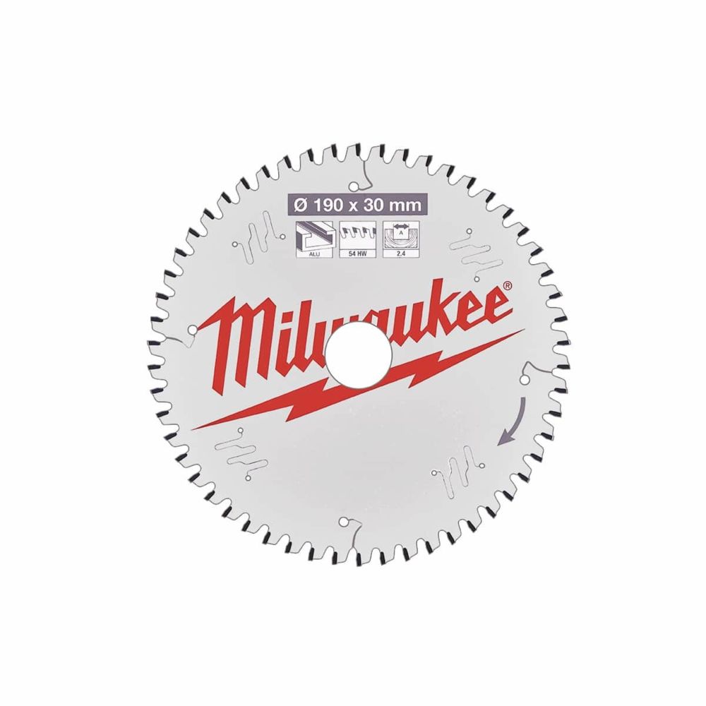Milwaukee - Lame scie Universel MILWAUKEE 54 dents 2.4x190mm 4932471303 - Accessoires sciage, tronçonnage