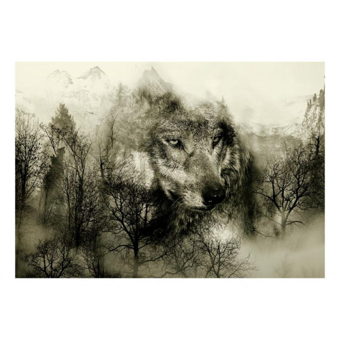 Artgeist - Papier peint - Mountain Predator (Beige) .Taille : 350x245 - Papier peint