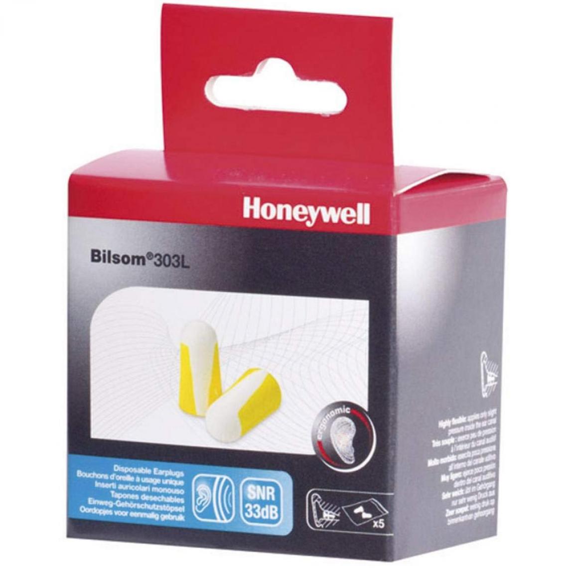 Honeywell - Honeywell Bilsom Howard Leight 303L - Pack de 5 paires - 1030271 - Protections tête