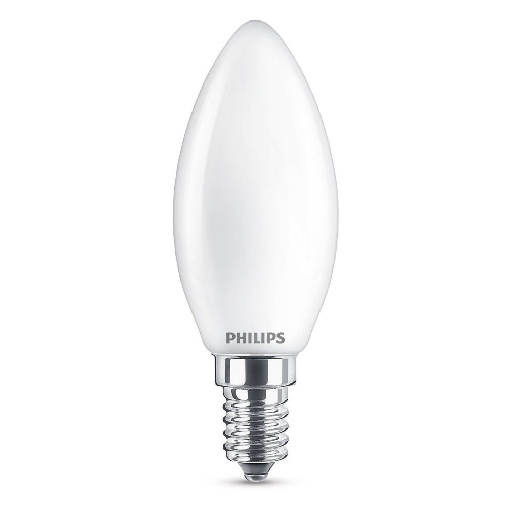 Philips - Ampoule Led 4.3W (40W) E14 blanc chaud intensité invariable - Ampoules LED