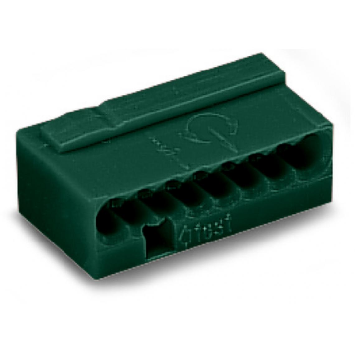 Wago - borne micro pour boite de dérivation - wago - 0.6 à 0.8 mm2 - 8 conducteurs - gris foncé - Accessoires de câblage