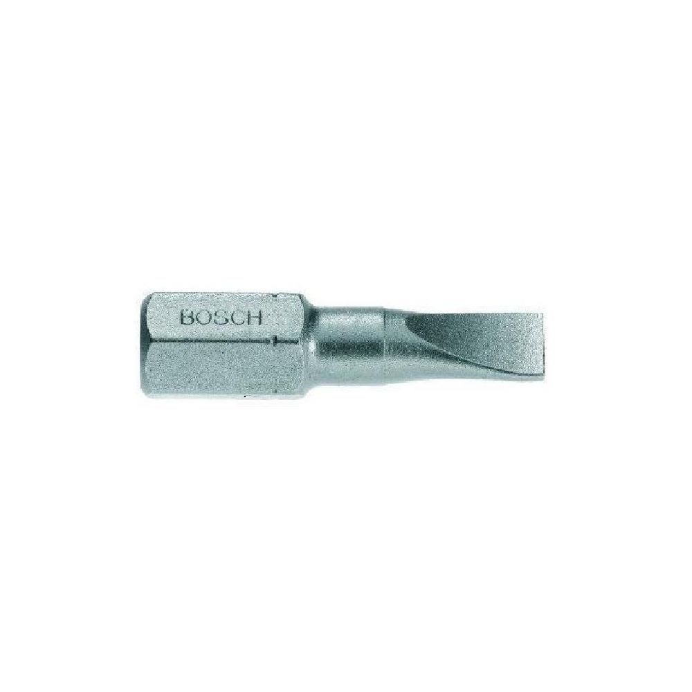 Bosch - BOSCH 10 Embouts pour vis a fente 8 mm extra-dur - Forme C 6.3 - Tournevis