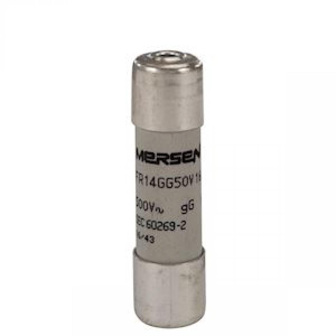 Mersen - fusible cartouche - 14 x 51 - gg - 16a - 500v - avec percuteur - mersen z218200 - Fusibles