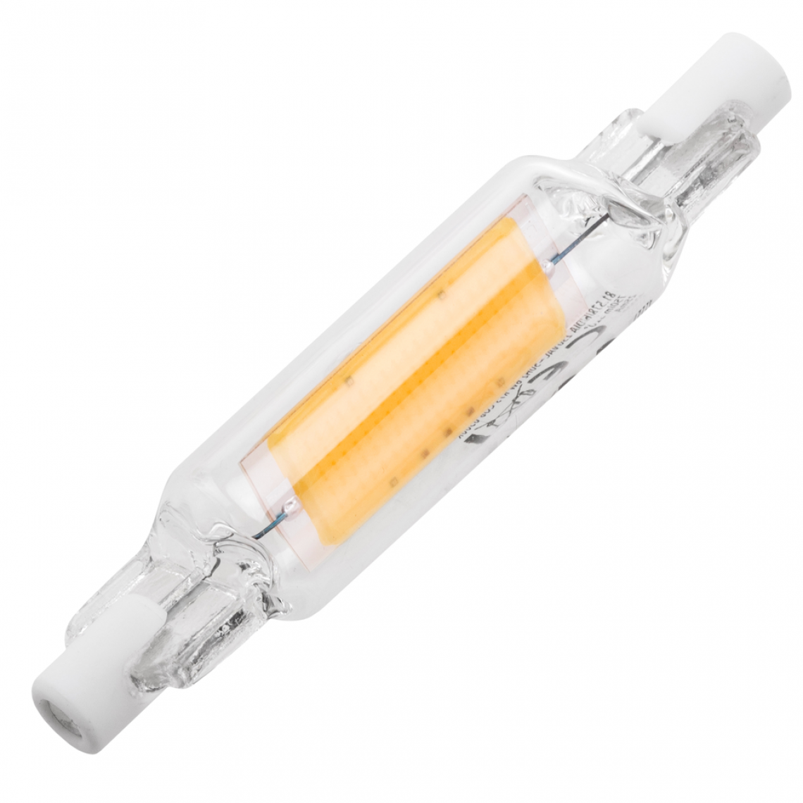 Bematik - Ampoule LED R7S 230VAC 6W blanc chaud 3000K - Tubes et néons