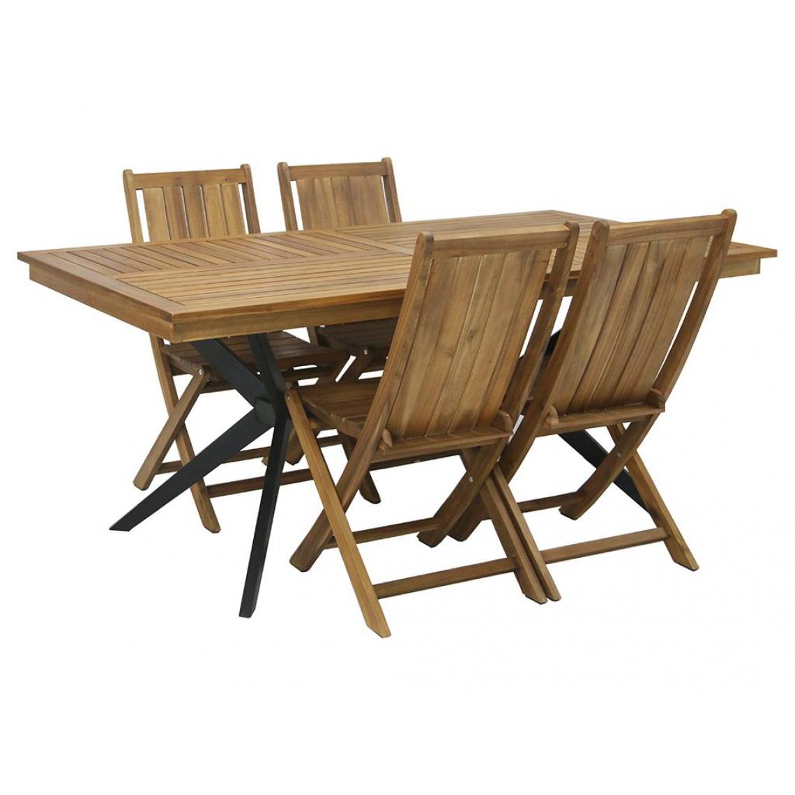 Vente-Unique - Salle à manger de jardin TOBAGA - Ensembles tables et chaises