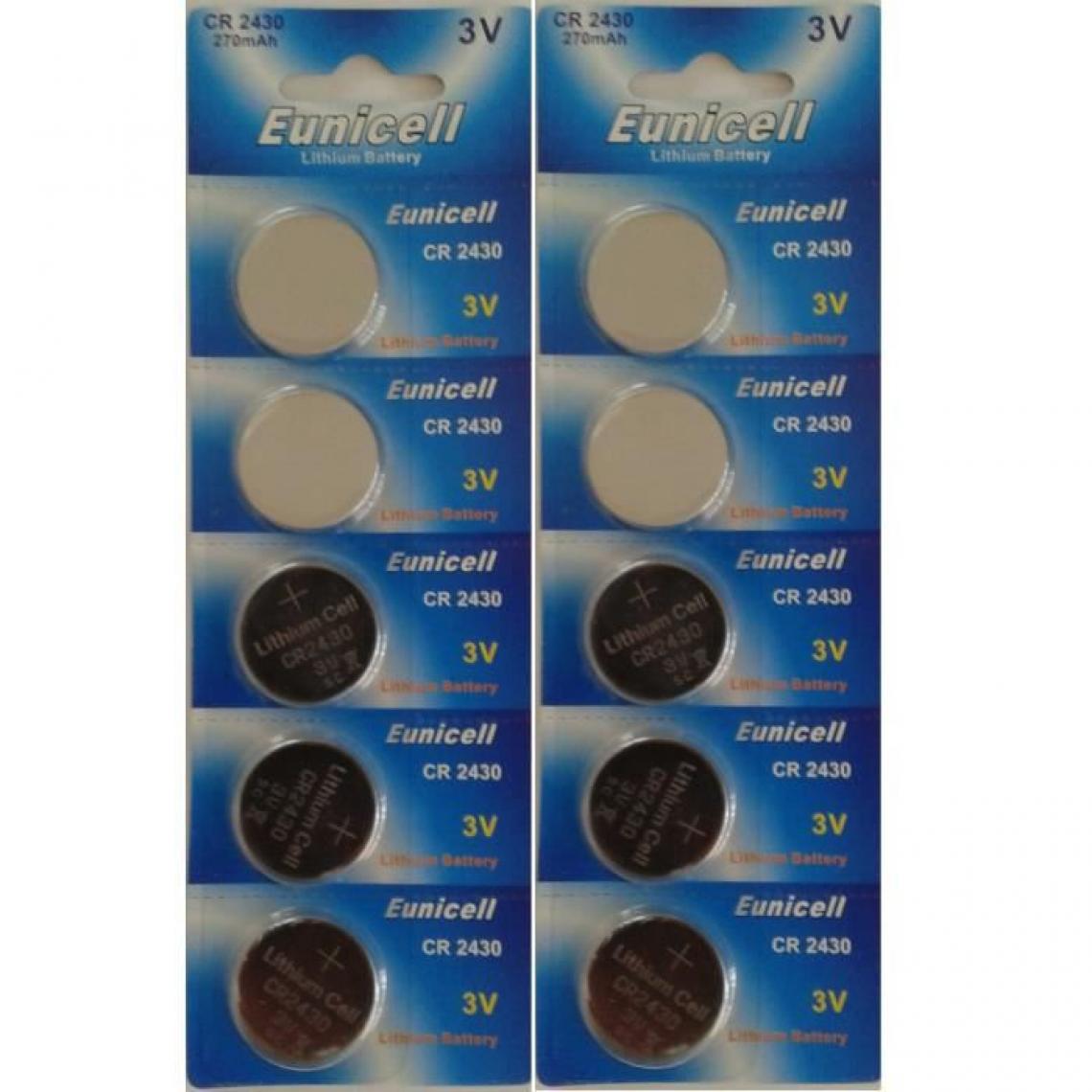 Eunicell - 10 piles CR2430 - Piles standard