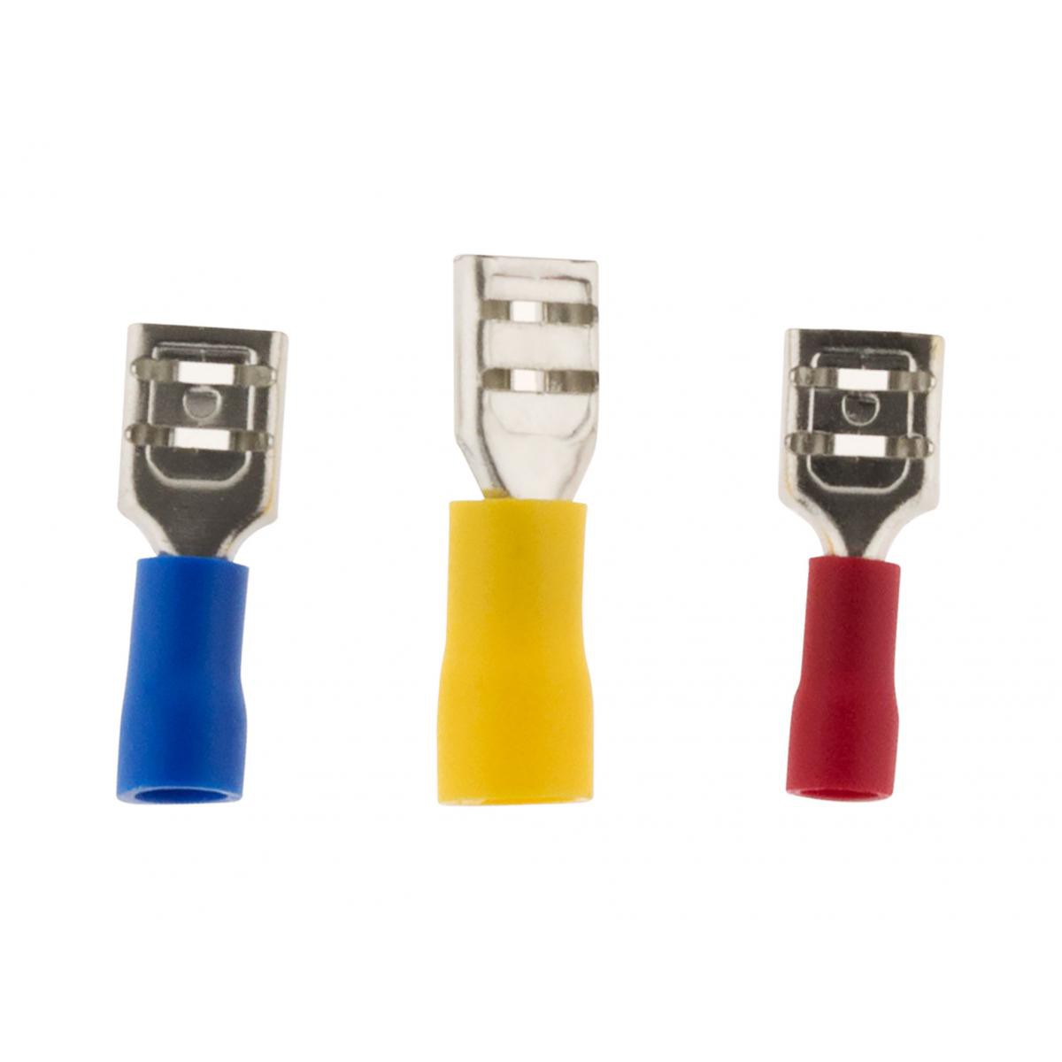 Zenitech - 10 cosses clips femelles plats - Zenitech - Accessoires de câblage