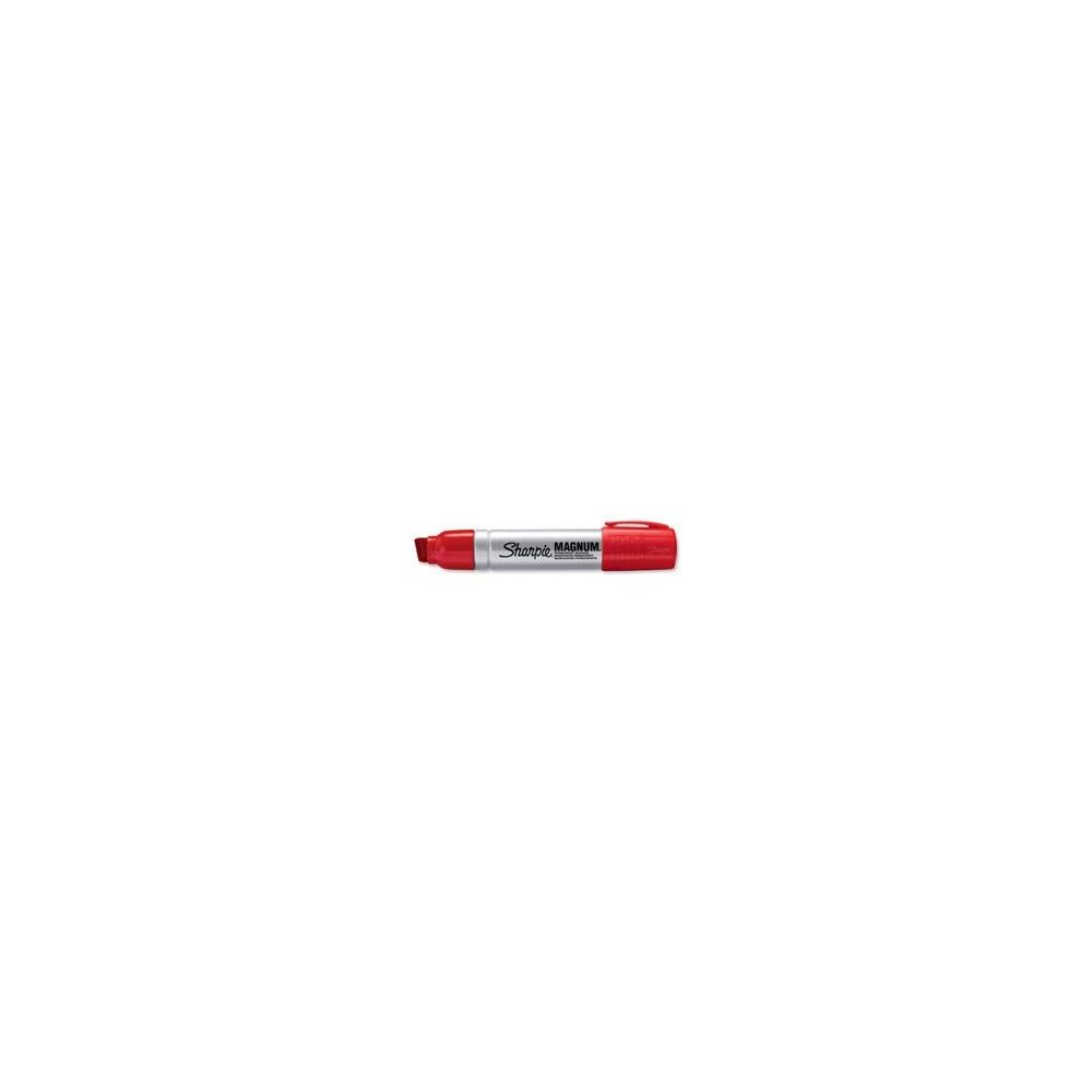 marque generique - SHARPIE - Marqueur Magnum corps en métal rouge (pointe biseautée) - Pointes à tracer, cordeaux, marquage